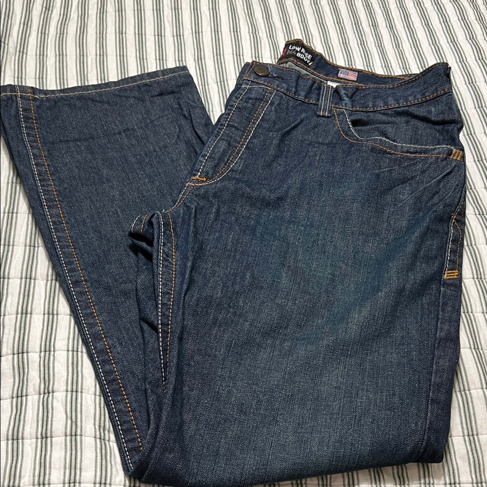 Ariat Jeans Men 38 Dark Blue Relaxed Jeans